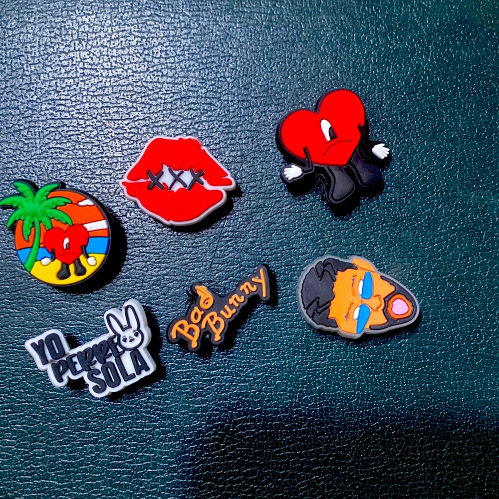 Bad bunny croc charms